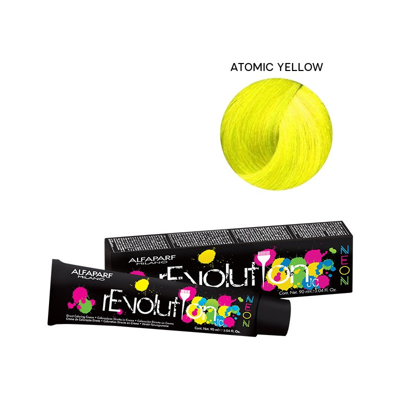 REVOLUTION COLORING CREAM NEON Atomic Yellow 90ml