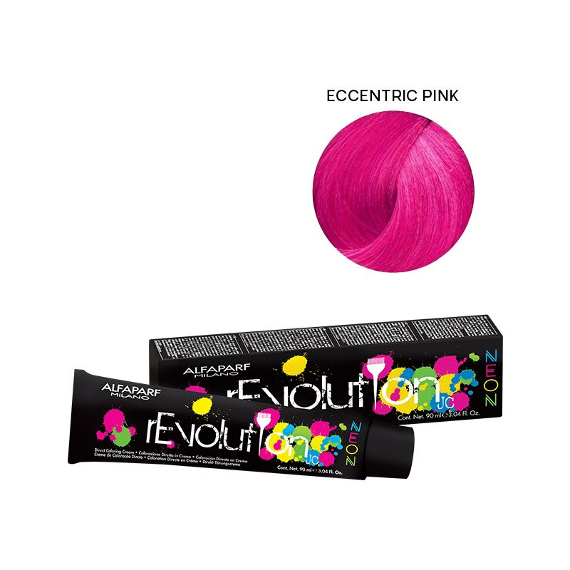 COLORING CREAM NEON PINK Intensīvi tonējoša matu krēmkrāsa šķipsnu iekrāsošanai un toņa intensitātei 90ml