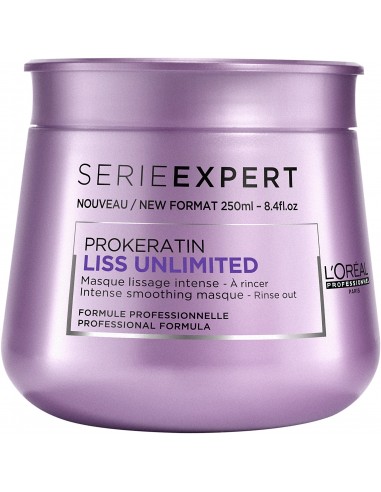 Nogludinoša maska nepakļāvīgiem matiem L'Oreal Professionnel Serie Expert Liss Unlimited 250ml