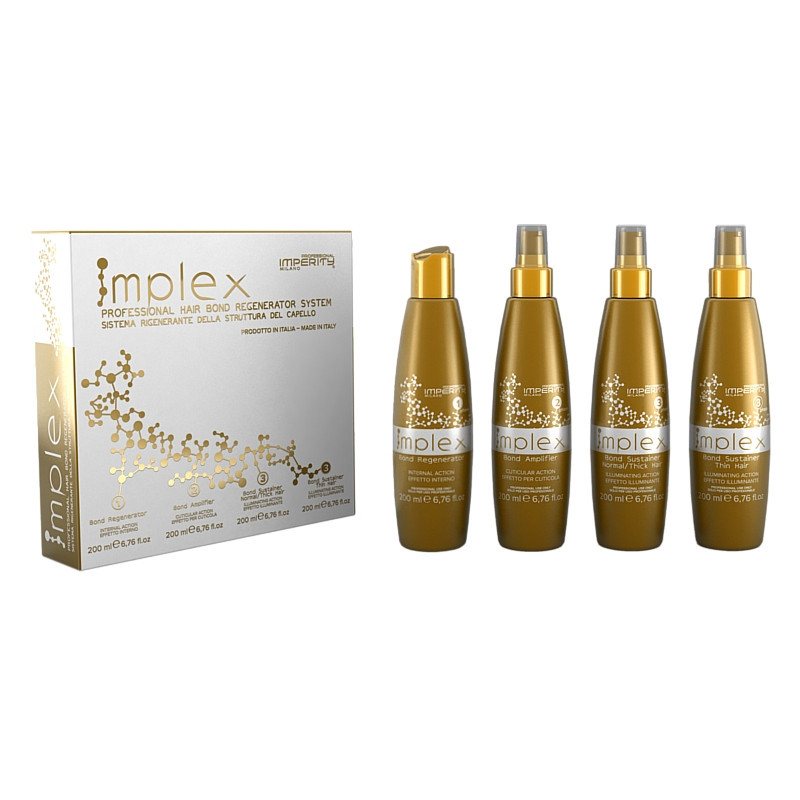 IMPLEX Hair Bond Regenerator System 4x200ml