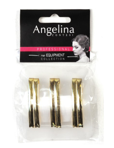 Hårspänne med spänne, guld,...