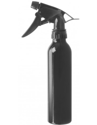 Spray bottle, aluminum, black, 200ml.