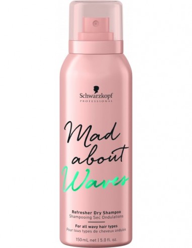 Mad About Waves refresher dry shampoo for wavy hair 150ml