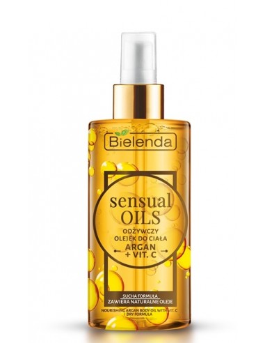 SENSUAL OILS Body Oil, Argan Oil + Vit C 150ml