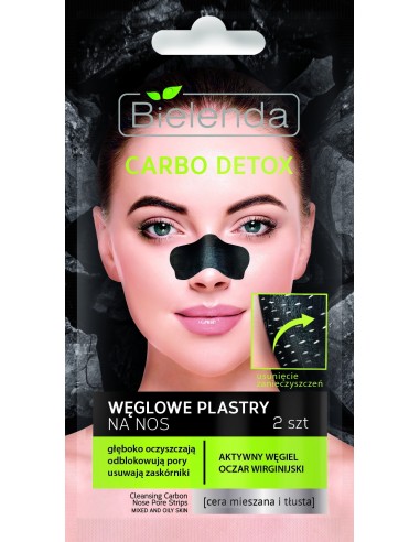 CARBO DETOX Strips for pore cleansing, nose 2pcs