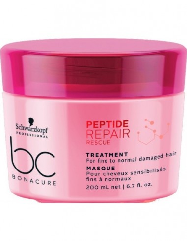 BC Bonacure Peptide Repair Rescue maska matu atjaunošanai 200ml