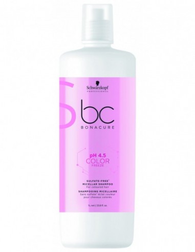 BC Bonacure pH 4.5 Color Freeze sulfātus nesaturošs micelārais šampūns krāsotiem matiem 1000ml