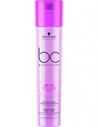 BonaCure pH 4.5 Color Freeze sulfate-free micellar shampoo for colored hair 250ml