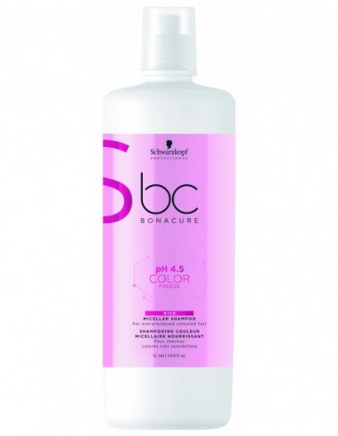 BC Bonacure pH 4.5 Color Freeze bagātinošs micelārais šampūns krāsotiem matiem 1000ml