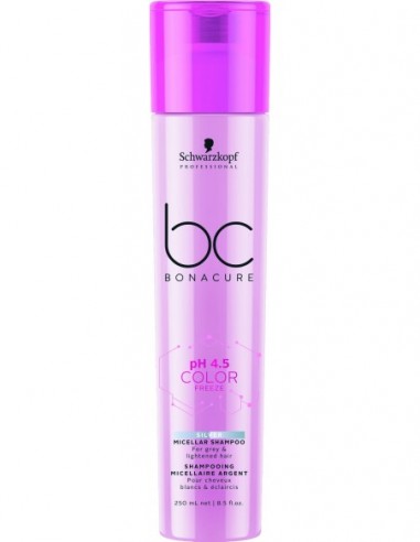 BC Bonacure pH 4.5 Color Freeze sudraba micelārais šampūns krāsotiem matiem 250ml