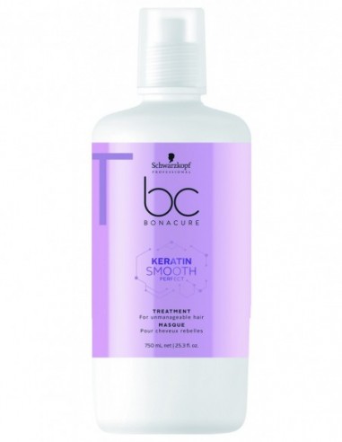 BonaCure Keratin Smooth Perfect treatment for hair taming 750ml