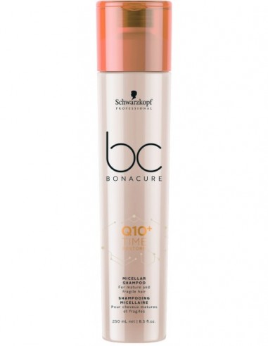 BC Bonacure Q10+ Time Restore micelārais šampūns nobriedušiem matiem 250ml