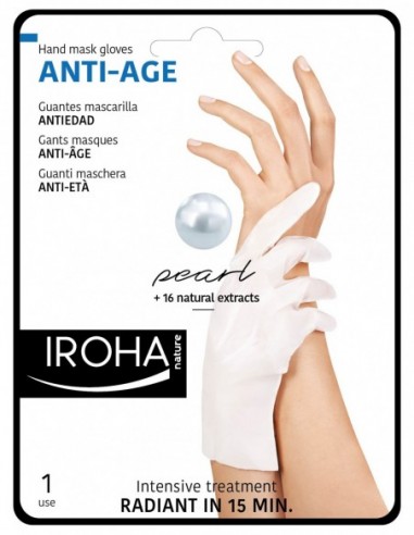 IROHA GLOVES TREATMENT FOR HANDS AND NAILS | Maska rokām | Pret Novecošanos | Pērle 2x9ml