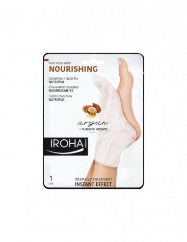 IROHA SOCKS TREATMENT FOR FEET | Pēdu maska | Barojoša | Argana eļļa 2x9ml