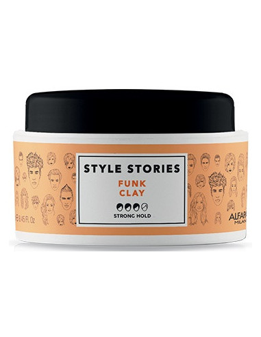 STYLE STORIESFUNK CLAY stipras fiksācijas matēts māls-pasta matiem 100ml