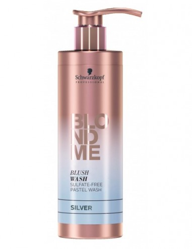 BlondMe Blush Wash - Silver mazgāšanas līdzeklis ar pasteļtoņa efektu 250ml