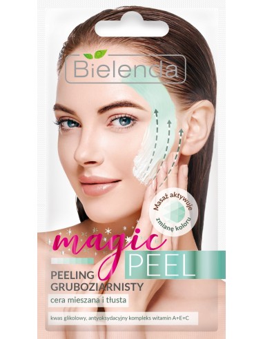 MAGIC PEEL Scrub for face, hard, combination / oily skin 8g