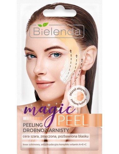 MAGIC PEEL Skrubis sejai, smalks, nogurušai/pelēcīgai ādai 8g