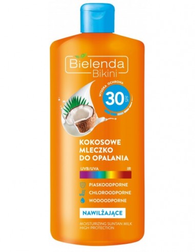 SUN CARE Sauļošanās pieniņš SPF30, kokoss 200ml