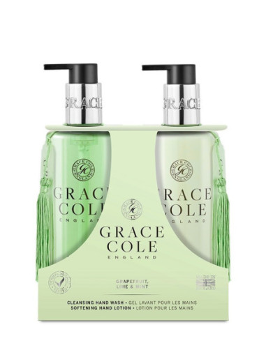 GRACE COLE Hand Set, Grapefruit / Lime / Mint DUO 2x 300 ml