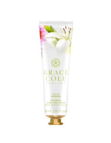 GRACE COLE Krēms rokām un nagiem, Lilija &amp, Vībotne 30ml