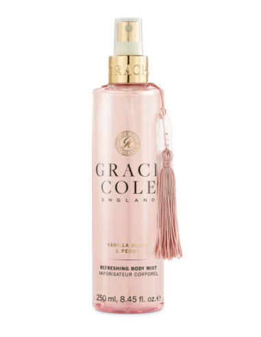 GRACE COLE Sprejs ķermenim, Sārtā vaniļa/peonija 250ml