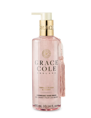 GRACE COLE Šķidrās ziepes, Sārtā vaniļa/peonija 300ml