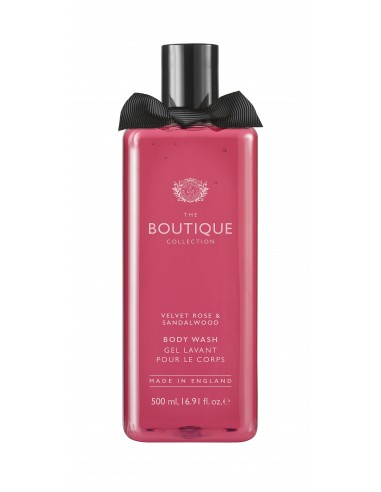 BOUTIQUE Shower gel, velvet rose/sandalwood 500ml
