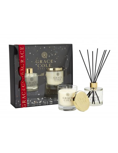 GRACE COLE Set Candle + Flavor Nectarine / Grapefruit