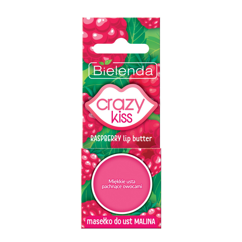 CRAZY KISS Sviests lūpām, aveņu, barojošs 10g