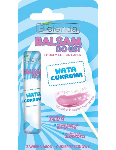 Lip balm, Cotton candy, rejuvenating 10g