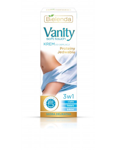 VANITY Depilatory cream for sensitive skin, silk proteins 100ml