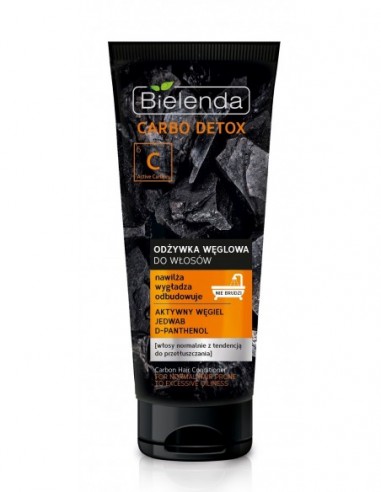 CARBO DETOX Conditioner for normal / greasy hair, charcoal 200ml