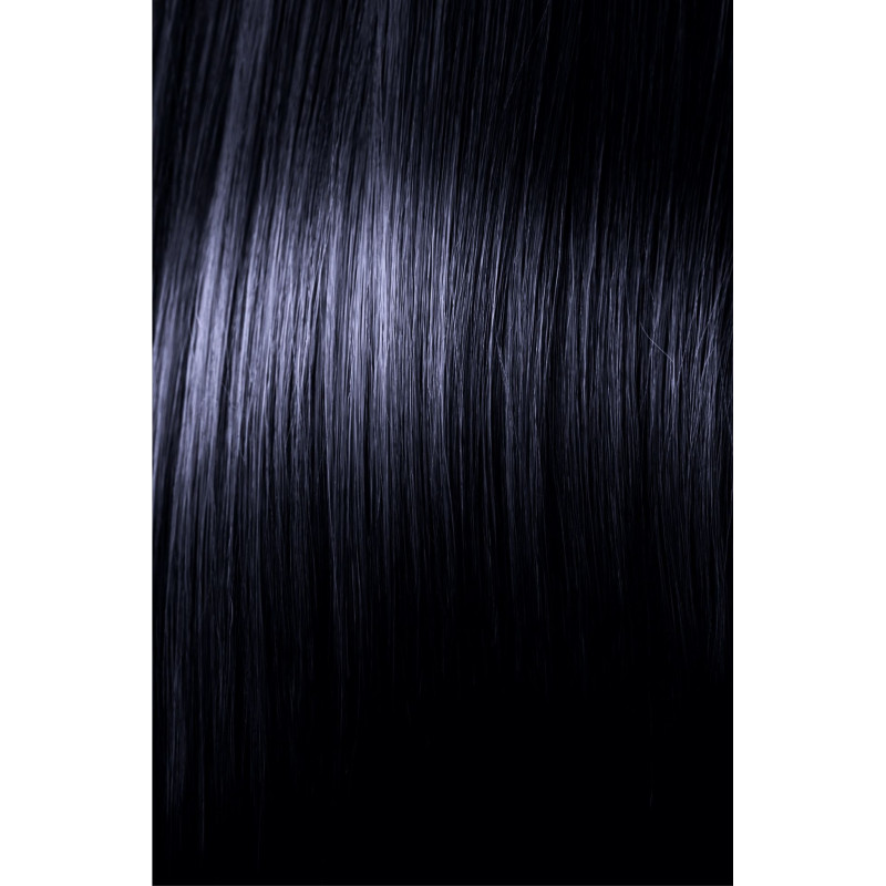 THE VIRGIN COLOR Permanent hair color without ammonia 1.11 gray, blue black 100ml