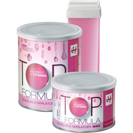 HOLIDAY TOPP Hårborttagningsvax, rosa, titandioxid 800ml