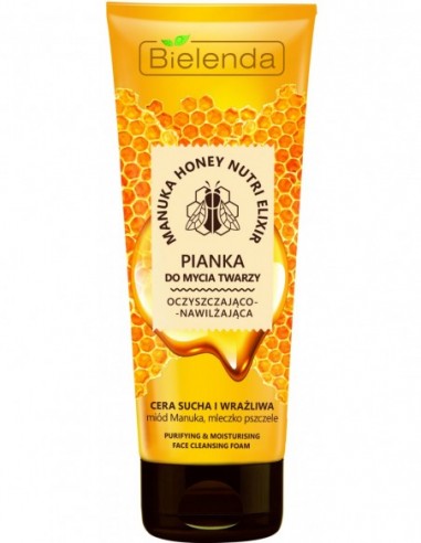 MANUKA HONEY Foam for face, cleansing, moisturizing 150g