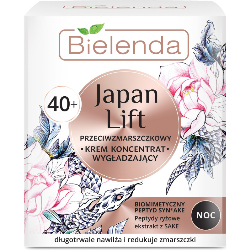 JAPAN LIFT Krēms sejai, pretgrumbu, izlīdzinošs, 40+ nakts, 50ml