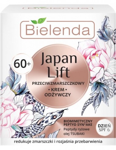 JAPAN LIFT Krēms sejai, barojošs, pretgrumbu, 60+ dienas, SPF6, 50ml