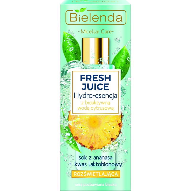 FRESH JUICE Esence, mirdzumam, blāvai ādai, ar ananasu sulu ekstraktu 110ml