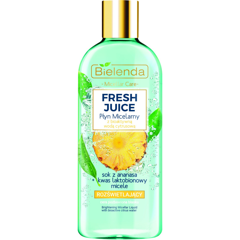 FRESH JUICE Ūdens micerālais, ananasu ekstrakts, blāvai ādai 100ml