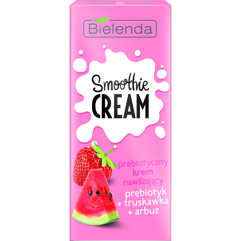 SMOOTHIE CREAM Face cream, moisturizing, probiotic, strawberry / watermelon, 50ml