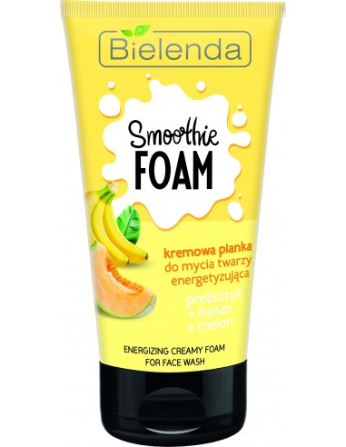 SMOOTHIE FOAM Facial Wash, invigorating, banana / melon, 135g