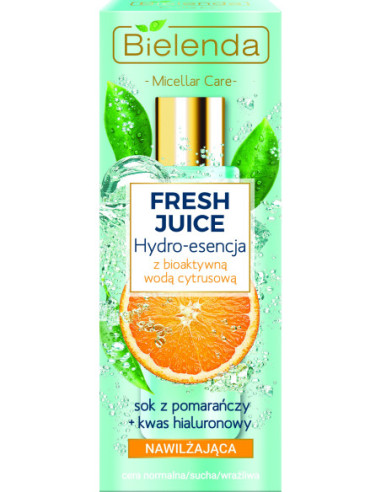 FRESH JUICE Moisturizing Essence with Orange Juice, with Hyaluronic Acid, 110ml