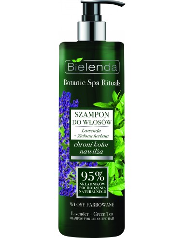 BOTANIC SPA RITUALS Šampūns krāsotiem matiem, lavanda/zaļā tēja 400g