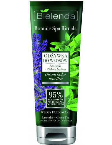 BOTANIC SPA RITUALS Kondicioneris krāsotiem matiem, lavanda/zaļā tēja 400g