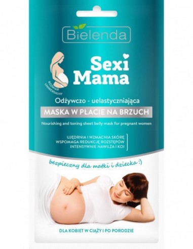 SEXI MAMA Mask for the abdomen, nourishing, tonic, for pregnant women, 1 pc.