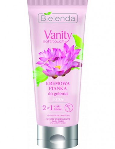 VANITY SOFT depilation foam, for dry/sensetive skin, lotus 175g