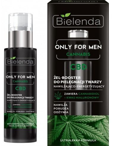 OFM CANNABIS Gel for face, light, moisturizing, energizing, for men, 30ml