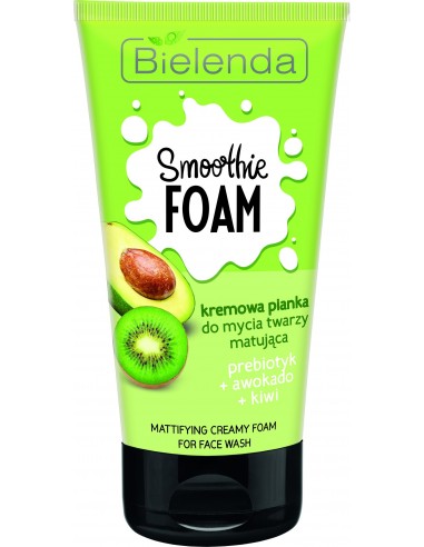 SMOOTHIE FOAM Putas sejas mazgāšanai, matējošas, avokado/kivi 135g