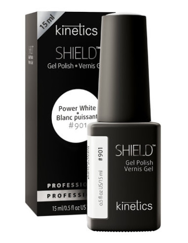 Shield Gel Polish Power White  901, 15ml